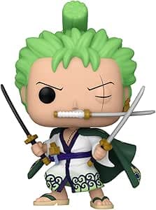 Funko POP! Animation: One Piece - Roronoa Zoro - Collectable Vinyl Figure - Gift Idea - Official Merchandise - for Kids & Adults - Anime Fans - Model Figure for Collectors and Display