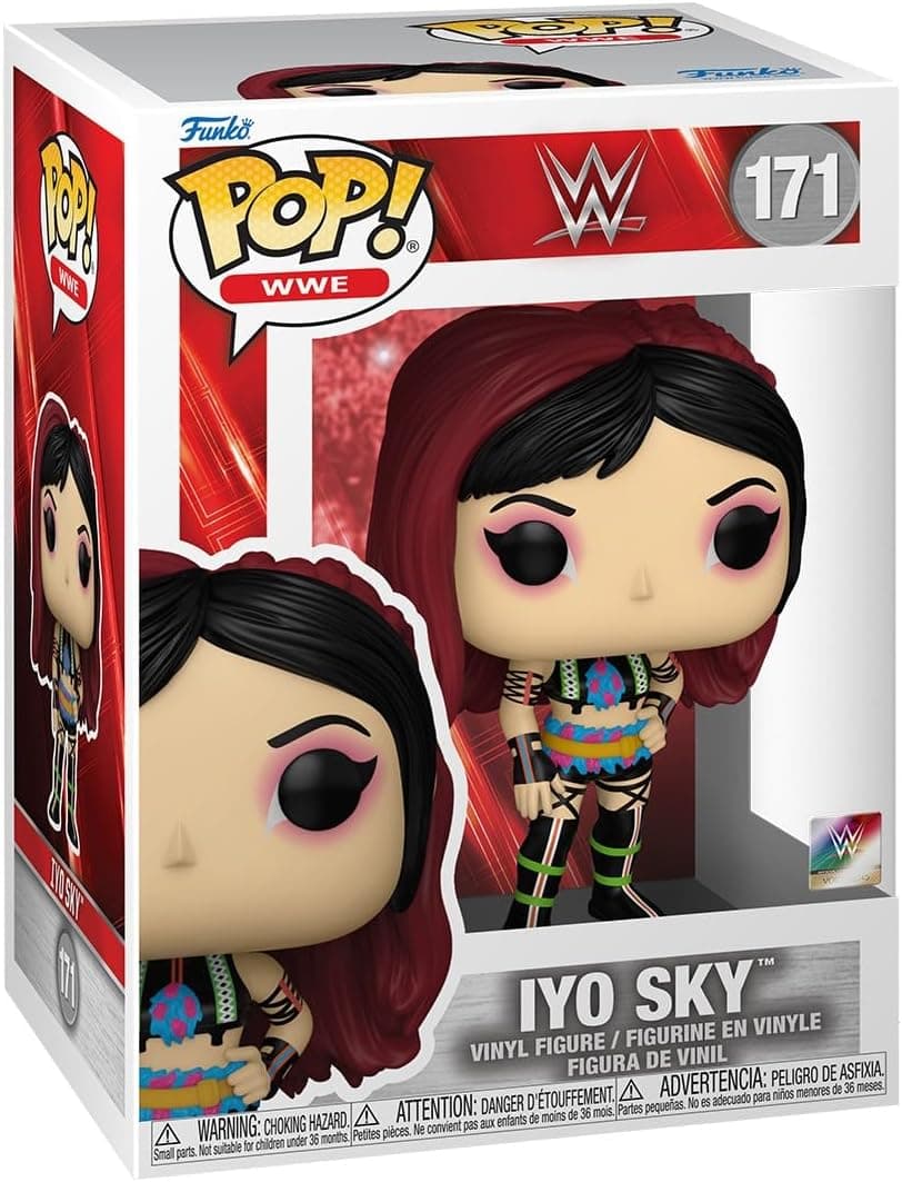 Funko POP WWE: Iyo Sky - Collectable Vinyl Figure - Gift Idea - Official Merchandise - for Kids & Adults - Sports Fans - Model Figure for Collectors and Display